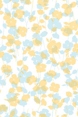 几何花卉印花华亿平台图片