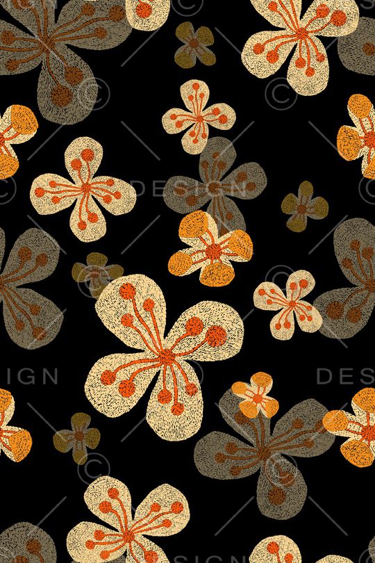 绿植树叶印花华亿平台图片