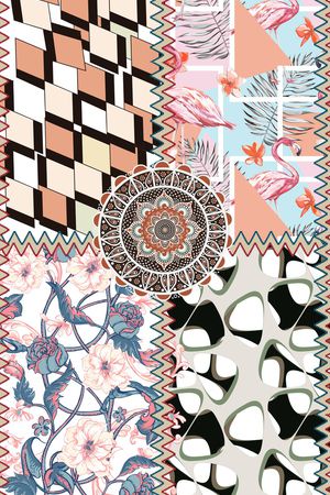 民族风印花华亿平台图片