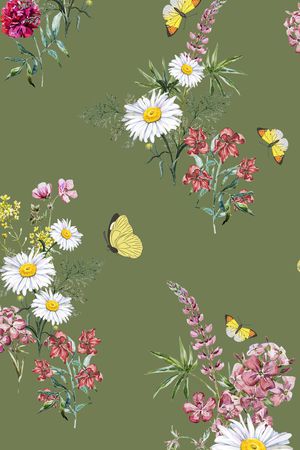 动物花卉印花华亿平台图片