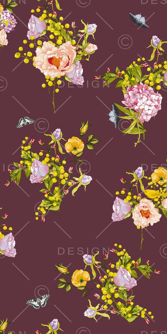 动物花卉印花华亿平台图片