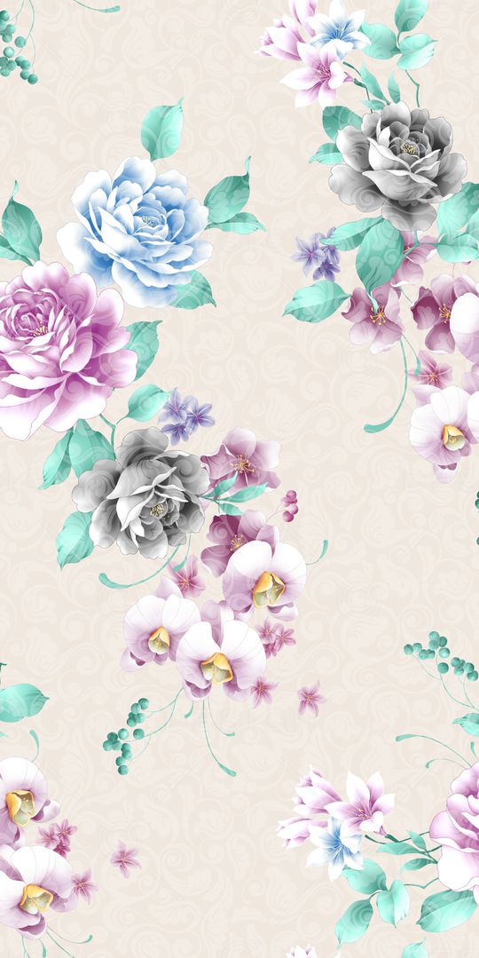 动物花卉印花华亿平台图片