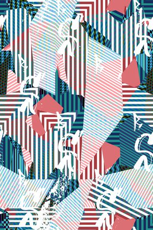 几何印花华亿平台图片