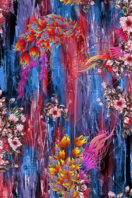 旗袍香云纱印花华亿平台图片