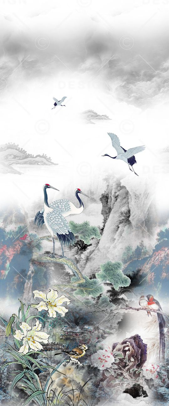 中国风定位旗袍印花华亿平台图片