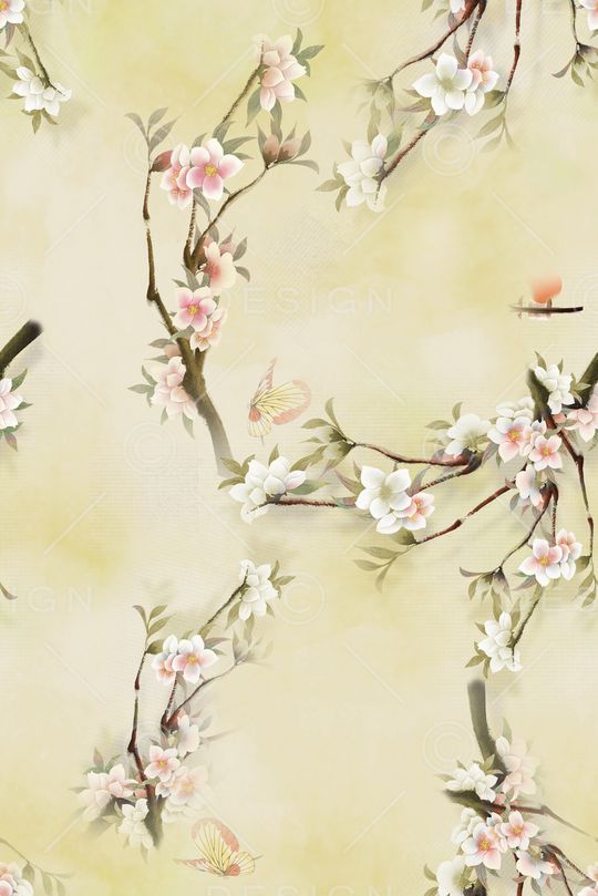 桃花印花华亿平台图片