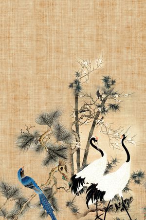 中国风定位旗袍印花华亿平台图片