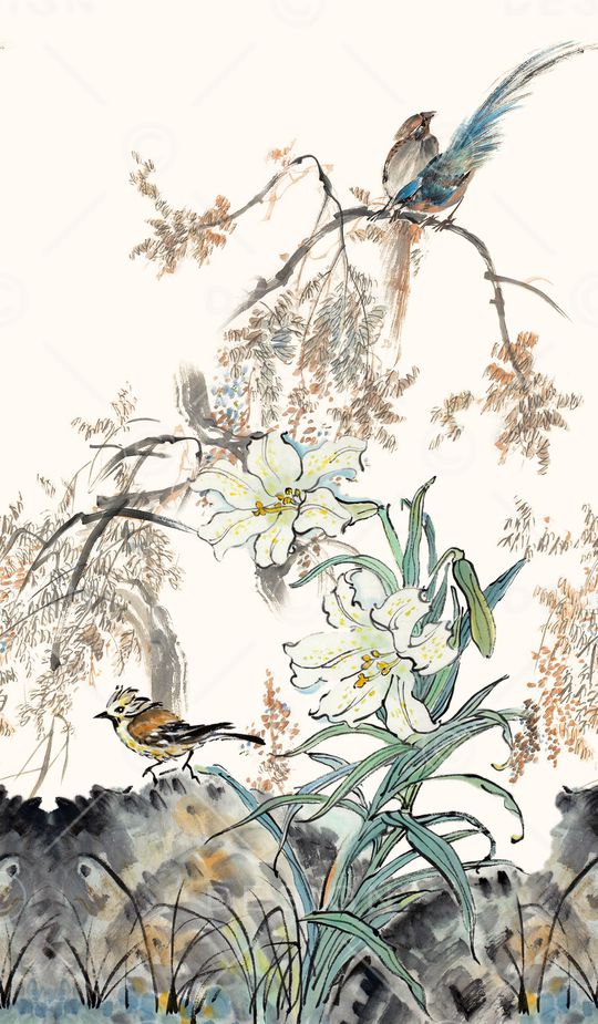 中国风定位旗袍印花华亿平台图片