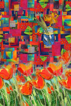 杭州真丝香云纱印花华亿平台图片