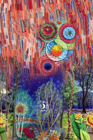 杭州真丝香云纱印花华亿平台图片