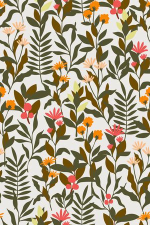 绿植树叶印花华亿平台图片