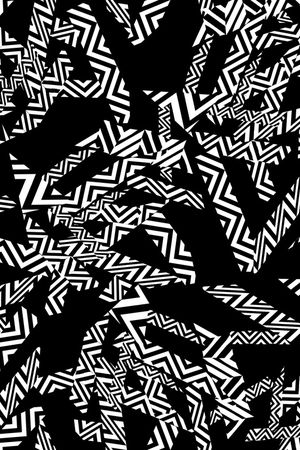 线条印花华亿平台图片