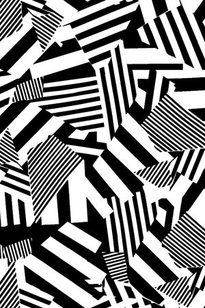 线条印花华亿平台图片