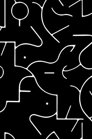 线条印花华亿平台图片