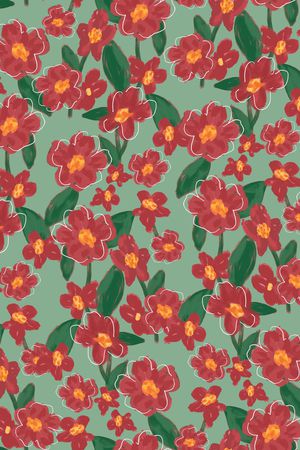 年轻女性印花华亿平台图片