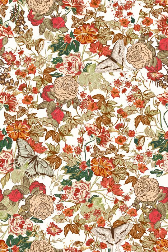 藤蔓印花华亿平台图片