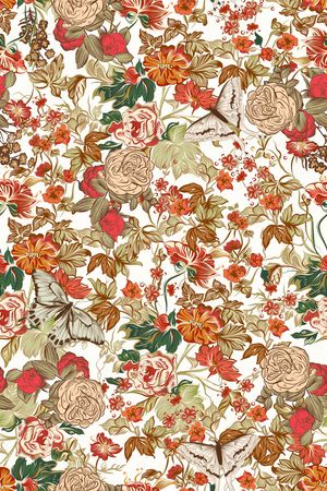 藤蔓印花华亿平台图片