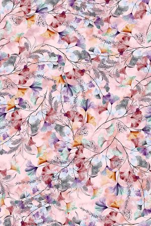 彩底花卉印花华亿平台图片