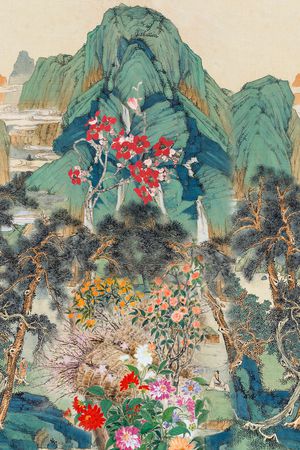 旗袍香云纱印花华亿平台图片