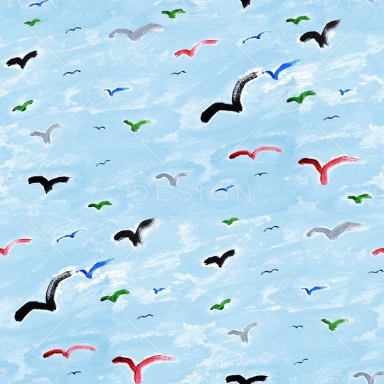 鹦鹉印花华亿平台图片