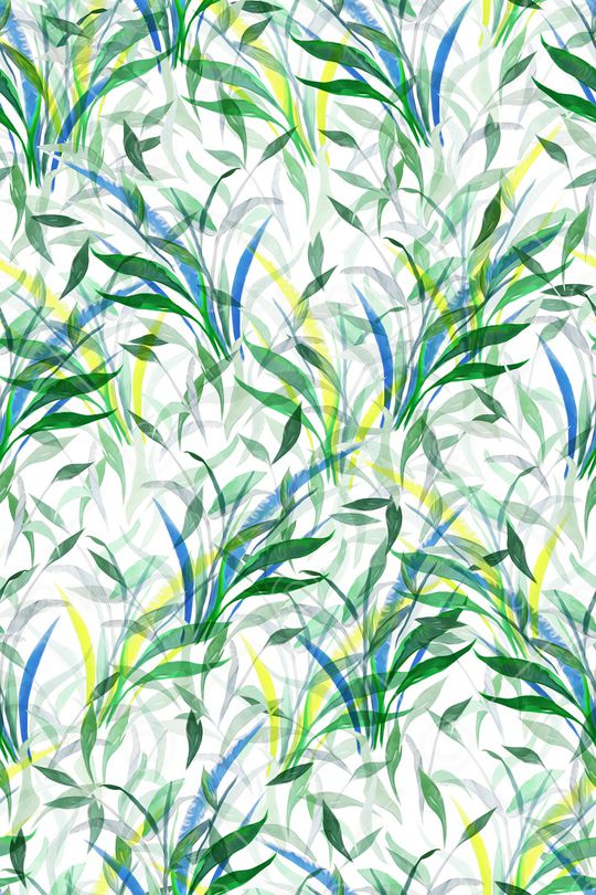 绿植树叶印花华亿平台图片