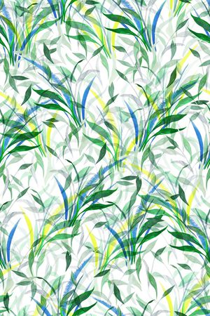 绿植树叶印花华亿平台图片