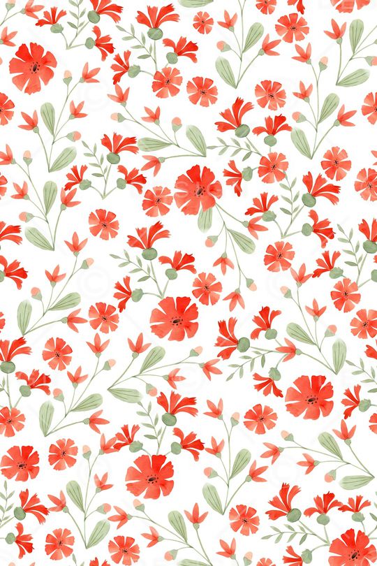 清爽底花卉印花华亿平台图片