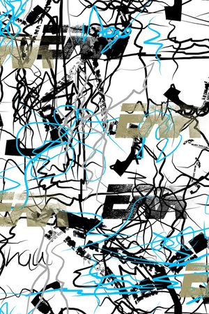 线条印花华亿平台图片