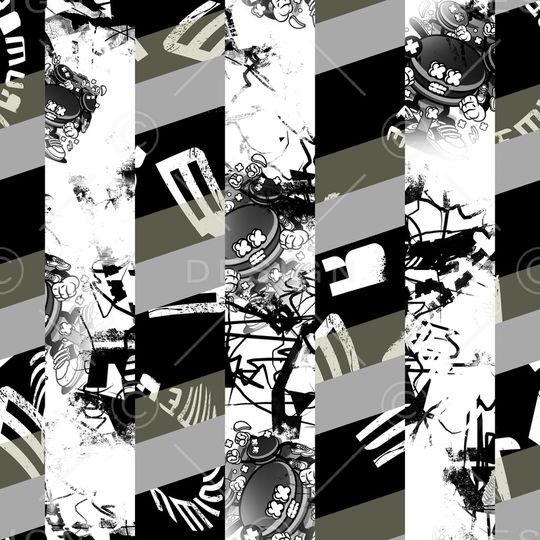 几何印花华亿平台图片