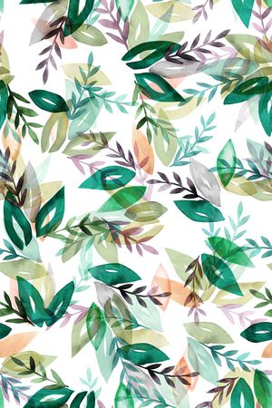 绿植树叶印花华亿平台图片