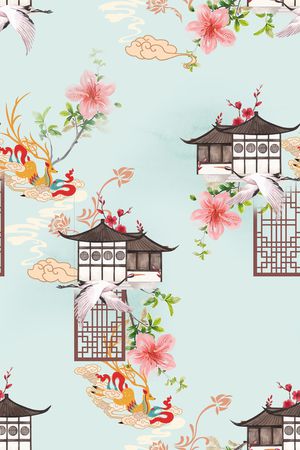 祥云印花华亿平台图片