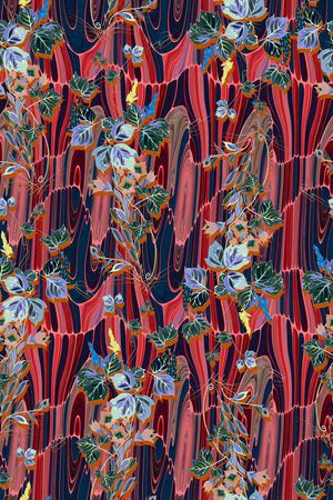 植物印花华亿平台图片