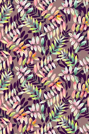 绿植树叶印花华亿平台图片