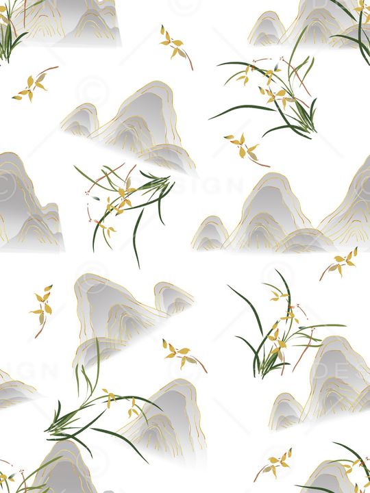 写意印花华亿平台图片