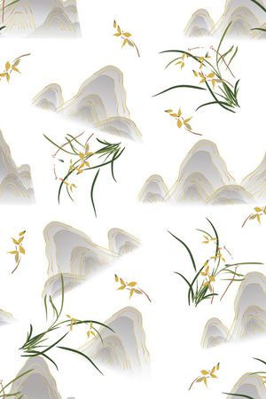 写意印花华亿平台图片