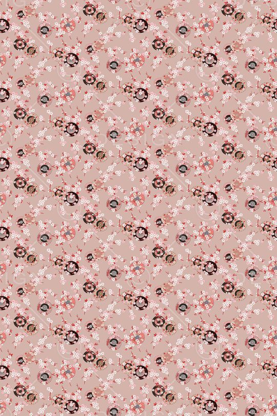 彩底花卉印花华亿平台图片