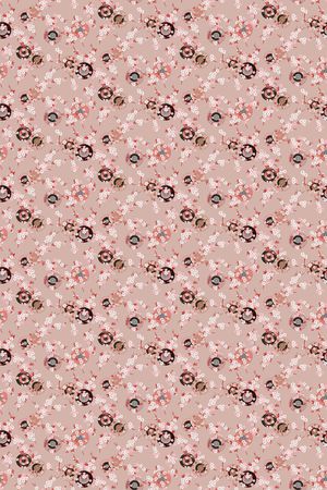 彩底花卉印花华亿平台图片