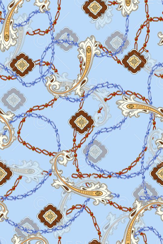 传统纹样印花华亿平台图片