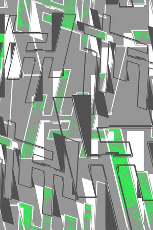 几何印花华亿平台图片