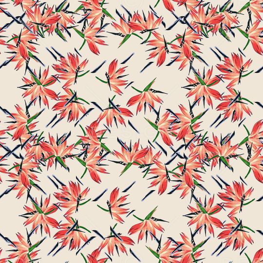 春夏华亿平台印花华亿平台图片