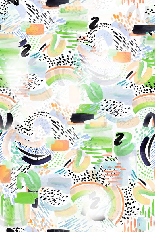 抽象印花华亿平台图片