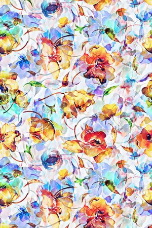 绿植树叶印花华亿平台图片