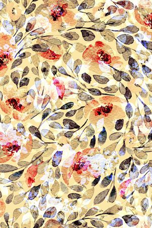 绿植树叶印花华亿平台图片