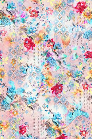 绿植树叶印花华亿平台图片