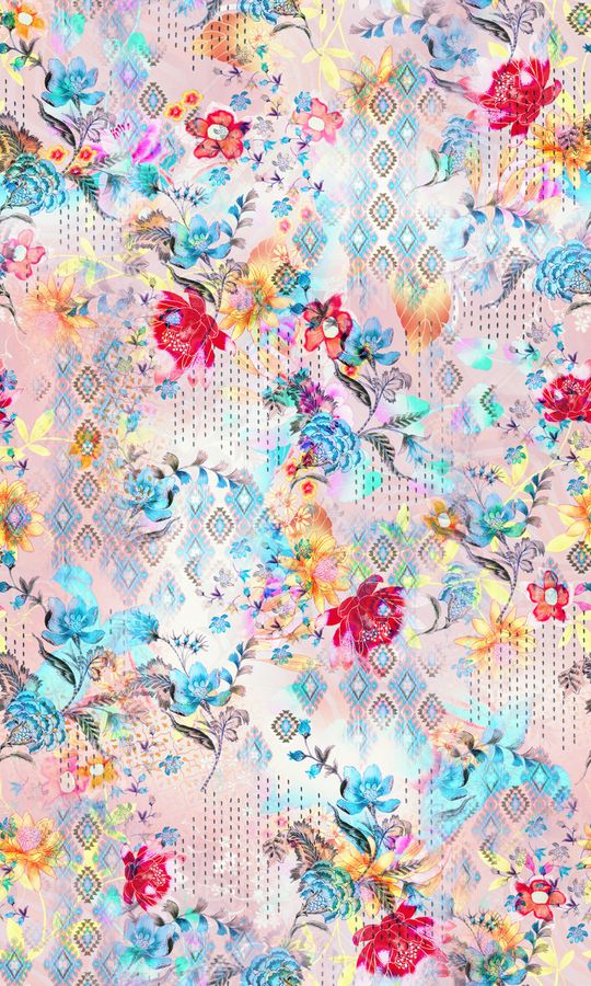 绿植树叶印花华亿平台图片