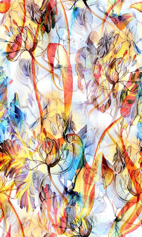 绿植树叶印花华亿平台图片