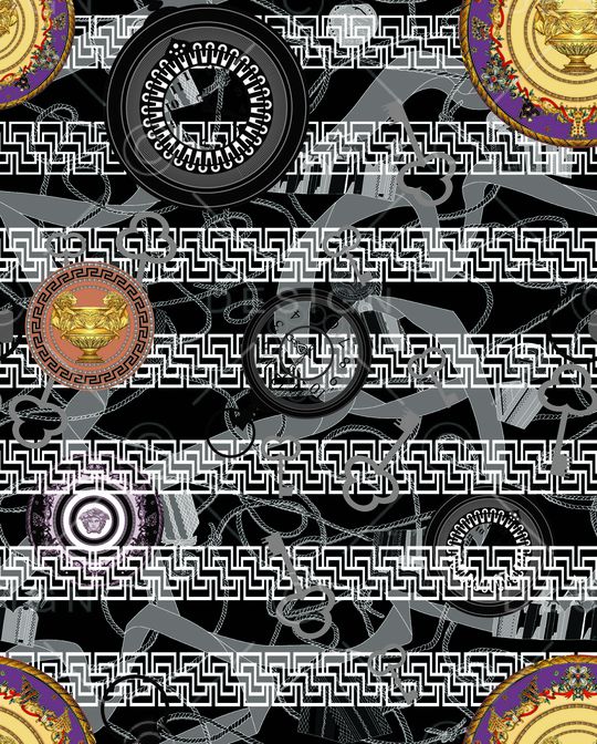 圆形印花华亿平台图片