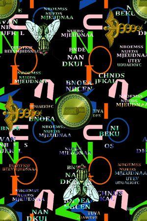 几何印花华亿平台图片