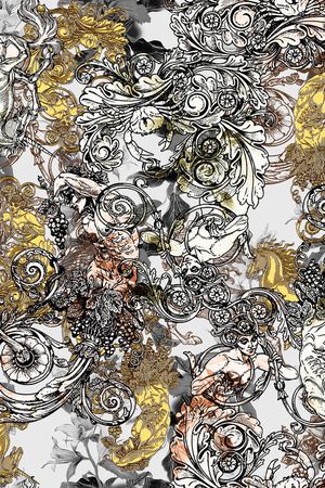 抽象印花华亿平台图片