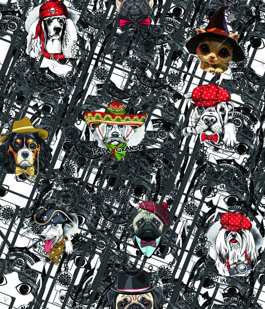 几何印花华亿平台图片